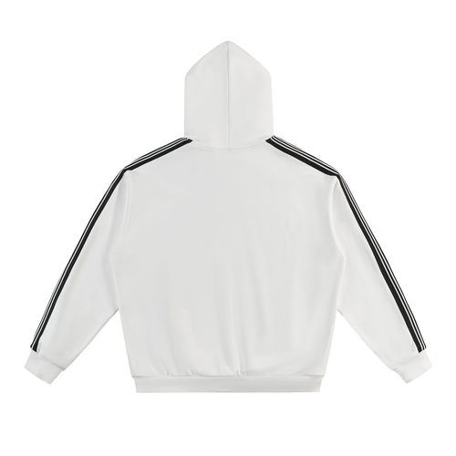 Side Stripe Drop-Shoulder Hoodie