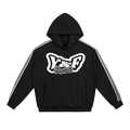 Side Stripe Drop-Shoulder Hoodie