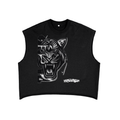 Y&F French Terry Boxy Tank Top