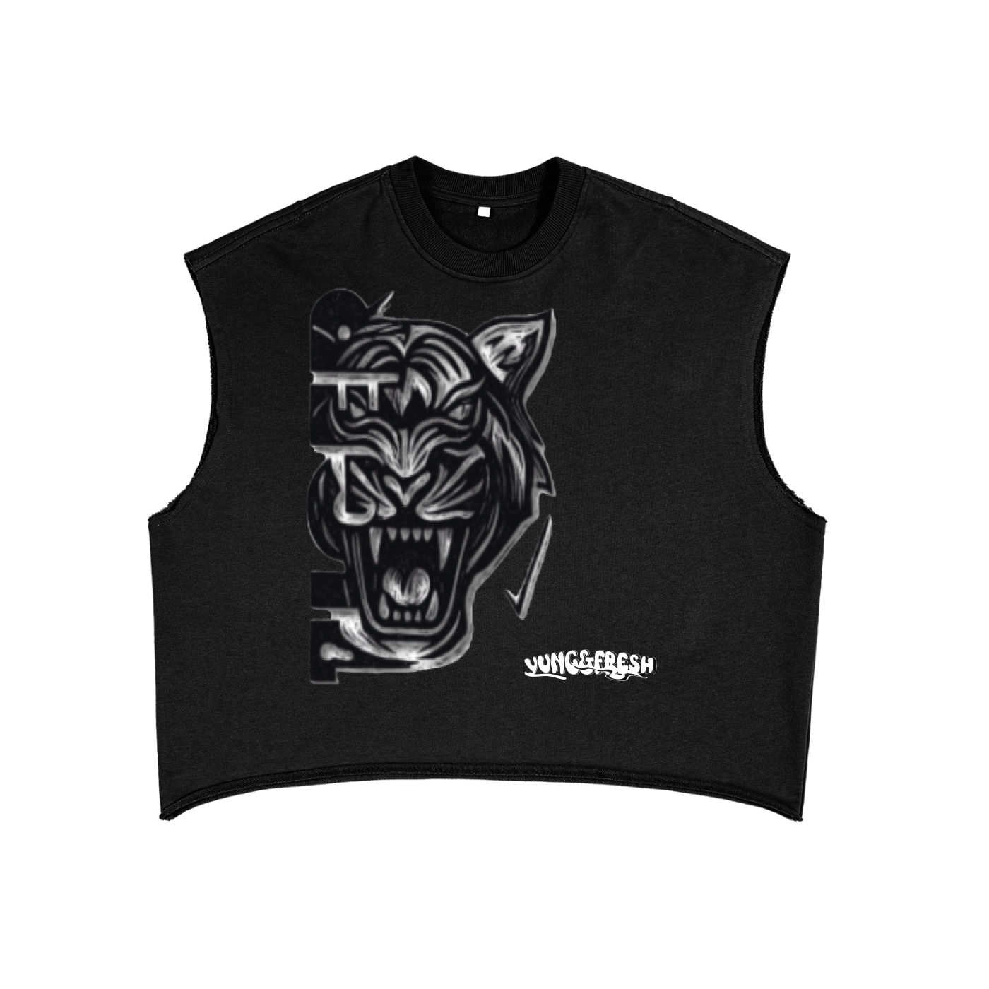 Y&F French Terry Boxy Tank Top