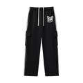 Side Stripe Straight-Leg Pants