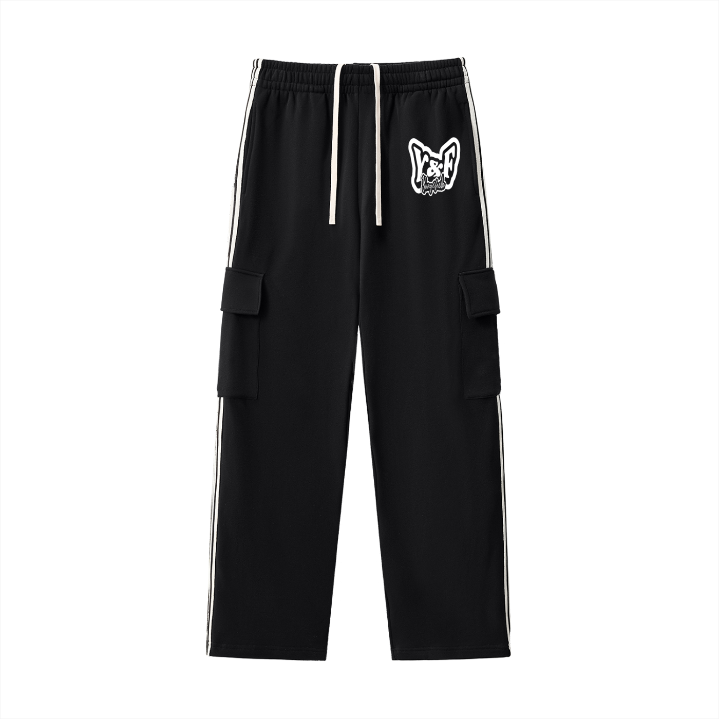 Side Stripe Straight-Leg Pants