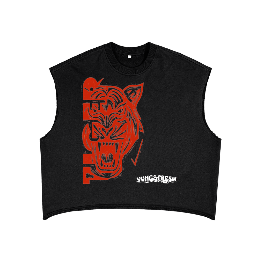 Y&F French Terry Boxy Tank Top