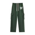 Side Stripe Straight-Leg Pants