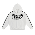 Side Stripe Drop-Shoulder Hoodie